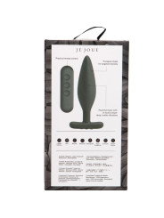 VIBRADOR ANAL EGON NEGRO - ESTIMULACIÓN PROFUNDA DE LA MARCA JE JOUE