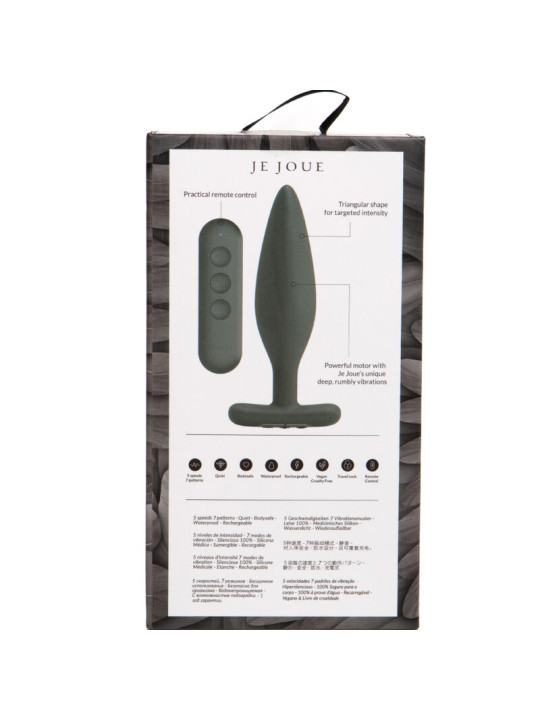 VIBRADOR ANAL EGON NEGRO - ESTIMULACIÓN PROFUNDA DE LA MARCA JE JOUE