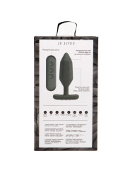 VIBRADOR ANAL ONYX SILICONA SUAVE NEGRO DE LA MARCA JE JOUE