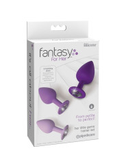 SET PLUG ANAL VIOLETA DE LA MARCA FANTASY FOR HER