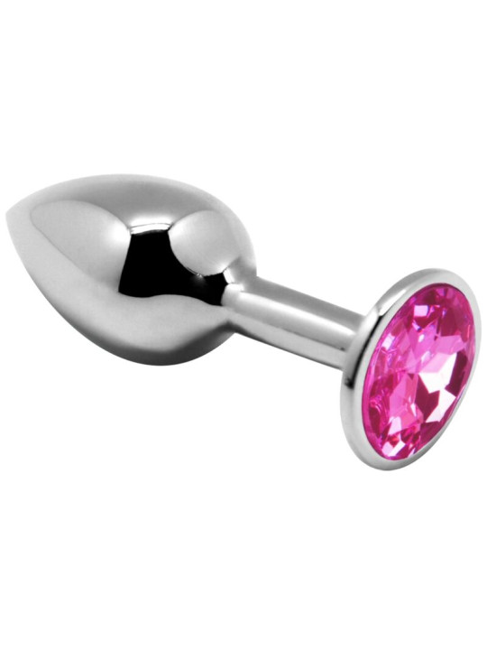 PLUG ANAL METÁLICO ROSA CON DIAMANTE TALLA L DE LA MARCA ALIVE