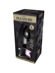 PLUG ANAL METÁLICO ROSA CON DIAMANTE TALLA L DE LA MARCA ALIVE