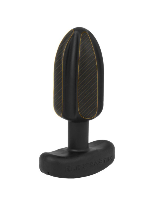 TARTARUS PLUG ANAL ELÉCTRICO SILICONA QUADRIPOLAR NEGRO DE LA MARCA ELECTRASTIM