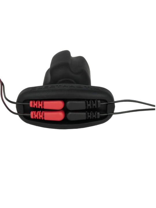 TARTARUS PLUG ANAL ELÉCTRICO SILICONA QUADRIPOLAR NEGRO DE LA MARCA ELECTRASTIM