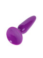 PLUG ANAL GELATINA ROSA 15 CM CON VENTOSA DE LA MARCA BAILE ANAL