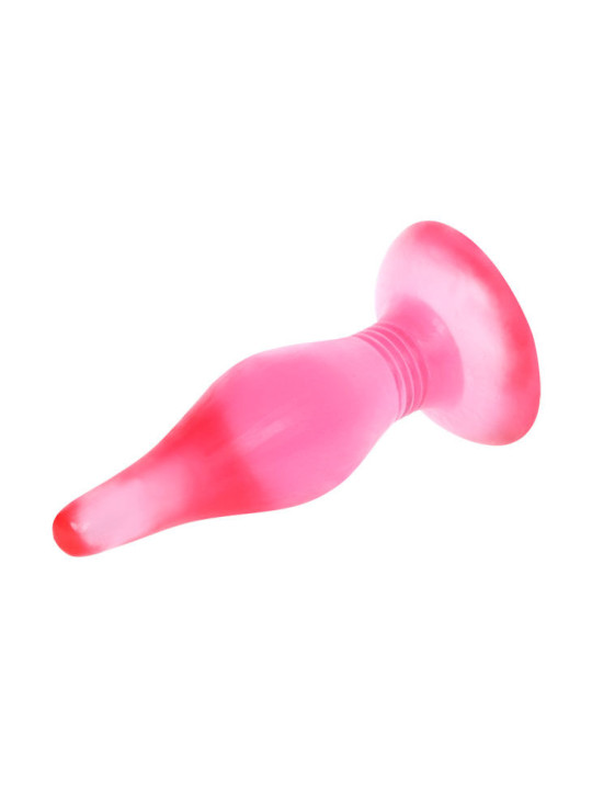 PLUG ANAL SUAVE CON VENTOSA 14.2 CM TACTO GELATINA DE LA MARCA BAILE ANAL