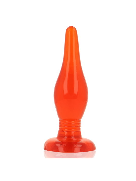 PLUG ANAL SUAVE CON VENTOSA 14.2 CM ROJO DE LA MARCA BAILE ANAL