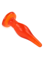PLUG ANAL SUAVE CON VENTOSA 14.2 CM ROJO DE LA MARCA BAILE ANAL