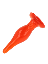 PLUG ANAL SUAVE CON VENTOSA 14.2 CM ROJO DE LA MARCA BAILE ANAL