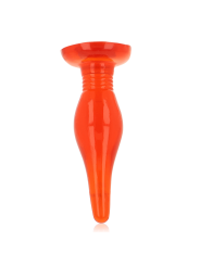 PLUG ANAL SUAVE CON VENTOSA 14.2 CM ROJO DE LA MARCA BAILE ANAL