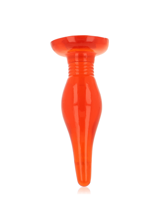 PLUG ANAL SUAVE CON VENTOSA 14.2 CM ROJO DE LA MARCA BAILE ANAL