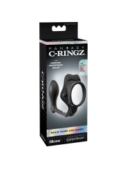 ANILLO POTENCIADOR CON VIBRADOR Y PLUG ANAL ROCK HARD DE LA MARCA FANTASY C-RINGZ
