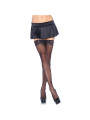 MEDIAS NEGRAS SEXY CON ENCAJE SUPERIOR LEG AVENUE DE LA MARCA LEG AVENUE HOSIERY