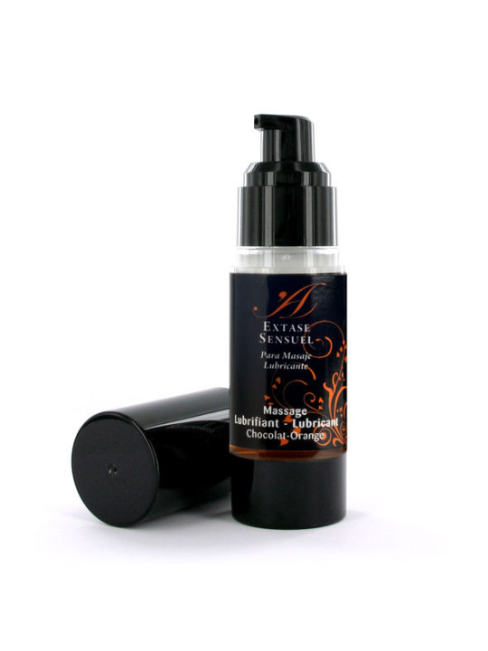 LUBRICANTE CHOCOLATE NARANJA 30ML - BASE AGUA SEDOSO DE LA MARCA EXTASE SENSUAL