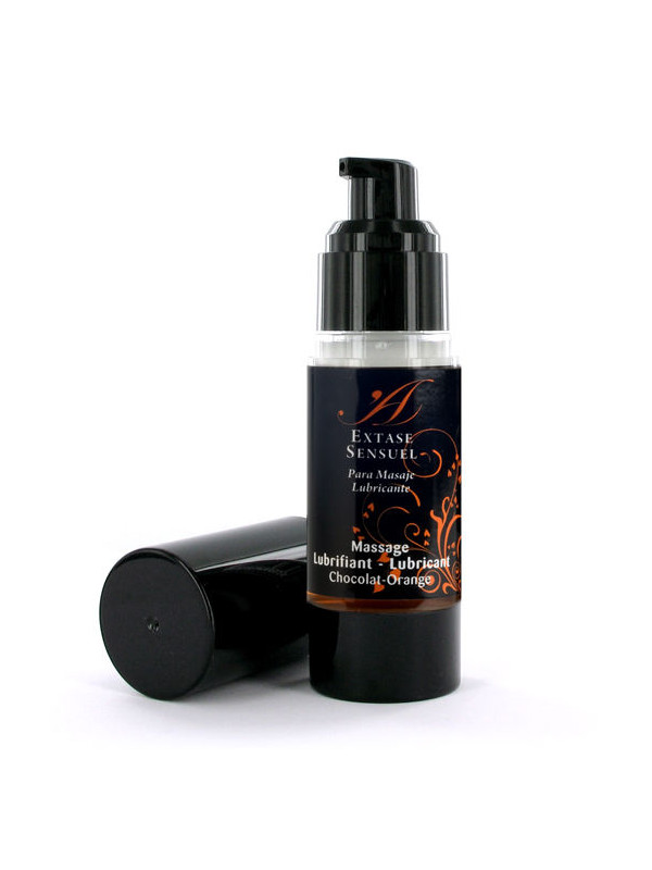 LUBRICANTE CHOCOLATE NARANJA 30ML - BASE AGUA SEDOSO DE LA MARCA EXTASE SENSUAL