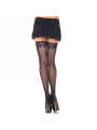 MEDIAS DE RED CON COSTURA TRASERA EFECTO REMOLINO LEG AVENUE DE LA MARCA LEG AVENUE HOSIERY