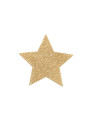 PEZONERAS BRILLANTES FLASH ESTRELLA DORADA INDISCRETS DE LA MARCA BIJOUX FLASH COLLECTION