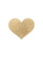 PEZONERAS BRILLANTES FLASH CORAZÓN DORADO INDISCRETS DE LA MARCA BIJOUX FLASH COLLECTION