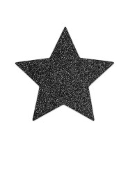 PEZONERAS BRILLANTES FLASH ESTRELLA NEGRO INDISCRETS DE LA MARCA BIJOUX FLASH COLLECTION