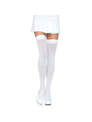 MEDIAS AL MUSLO OPACAS BLANCO NYLON TALLA ÚNICA DE LA MARCA LEG AVENUE HOSIERY