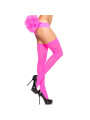 MEDIAS AL MUSLO ROSA NEÓN OPACAS LEG AVENUE DE LA MARCA LEG AVENUE HOSIERY