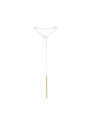 COLLAR METÁLICO CON FLECOS DREAMS 20S DORADO DE LA MARCA BIJOUX MAGNIFIQUE