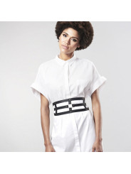 CINTURÓN ESPOSAS BDSM NEGRO INDISCRETS MAZE DE LA MARCA BIJOUX MAZE