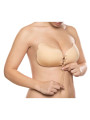 SUJETADOR PUSH-UP ADHESIVO INVISIBLE BEIGE COPA A DE LA MARCA BYE BRA - BRAS