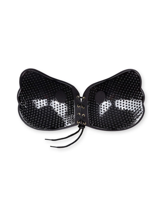 SUJETADOR ADHESIVO PUSH-UP SIN TIRANTES NEGRO DE LA MARCA BYE BRA - BRAS