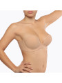 SUJETADOR SIN TIRANTES GALA COPA D BEIGE ADHESIVO DE LA MARCA BYE BRA - BRAS