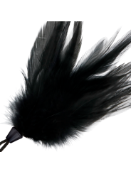 PLUMA ESTIMULADORA ERÓTICA NEGRA 20 CM DE LA MARCA DARKNESS SENSATIONS
