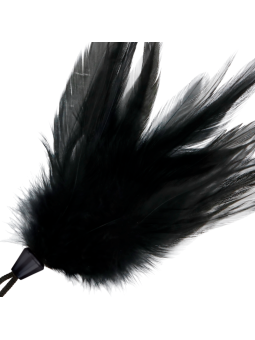 PLUMA ESTIMULADORA ERÓTICA NEGRA 20 CM DE LA MARCA DARKNESS SENSATIONS