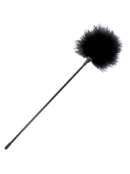 PLUMA ESTIMULADORA ERÓTICA NEGRA 42 CM DE LA MARCA DARKNESS SENSATIONS