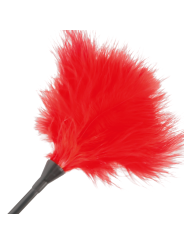 PLUMA ESTIMULADORA ROJO 42CM PARA JUEGOS ERÓTICOS DE LA MARCA DARKNESS SENSATIONS