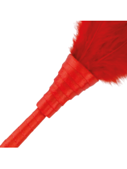 PLUMA ESTIMULADORA ERÓTICA ROJO 24CM DARKNESS DE LA MARCA DARKNESS SENSATIONS
