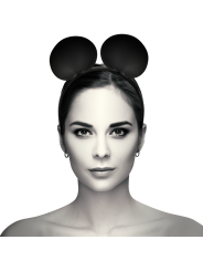 DIADEMA CON OREJAS DE MOUSE EN CUERO VEGANO DE LA MARCA COQUETTE ACCESSORIES