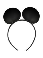 DIADEMA CON OREJAS DE MOUSE EN CUERO VEGANO DE LA MARCA COQUETTE ACCESSORIES