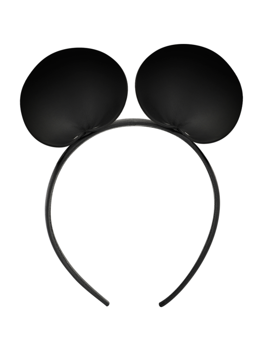 DIADEMA CON OREJAS DE MOUSE EN CUERO VEGANO DE LA MARCA COQUETTE ACCESSORIES