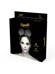 DIADEMA CON OREJAS DE MOUSE EN CUERO VEGANO DE LA MARCA COQUETTE ACCESSORIES
