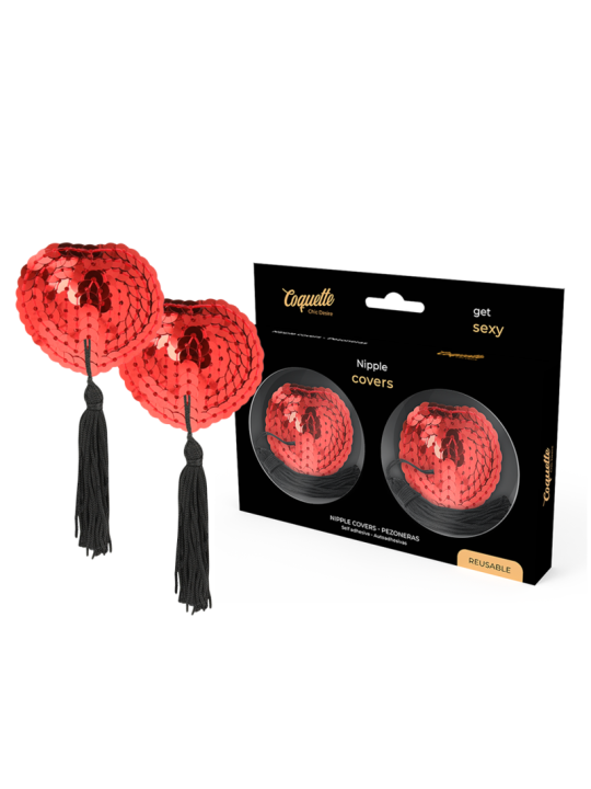 CUBRE PEZONES ROJO COQUETTE CHIC DESIRE SEDUCTOR DE LA MARCA COQUETTE ACCESSORIES