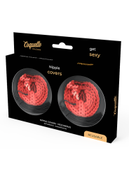 CUBRE PEZONES ROJO COQUETTE CHIC DESIRE SEDUCTOR DE LA MARCA COQUETTE ACCESSORIES
