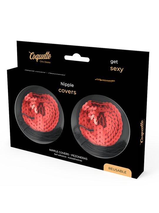 CUBRE PEZONES ROJO COQUETTE CHIC DESIRE SEDUCTOR DE LA MARCA COQUETTE ACCESSORIES