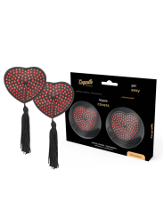 CUBRE PEZONES SEXY ROJO Y NEGRO COQUETTE CHIC DESIRE DE LA MARCA COQUETTE ACCESSORIES
