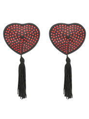 CUBRE PEZONES SEXY ROJO Y NEGRO COQUETTE CHIC DESIRE DE LA MARCA COQUETTE ACCESSORIES