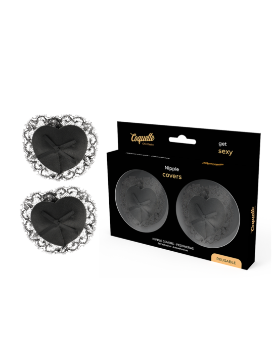 CUBRE PEZONES DE ENCAJE NEGRO COQUETTE CHIC DESIRE DE LA MARCA COQUETTE ACCESSORIES