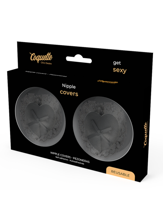 CUBRE PEZONES DE ENCAJE NEGRO COQUETTE CHIC DESIRE DE LA MARCA COQUETTE ACCESSORIES