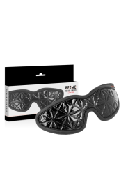 ANTIFAZ BDSM NEGRO CON FORRO DE NEOPRENO AJUSTABLE DE LA MARCA BEGME BLACK EDITION