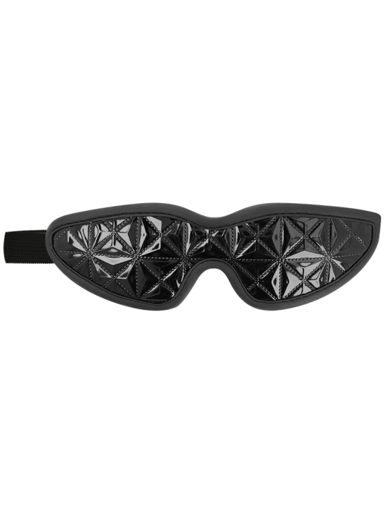 ANTIFAZ BDSM NEGRO CON FORRO DE NEOPRENO AJUSTABLE DE LA MARCA BEGME BLACK EDITION
