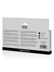 ANTIFAZ BDSM NEGRO CON FORRO DE NEOPRENO AJUSTABLE DE LA MARCA BEGME BLACK EDITION