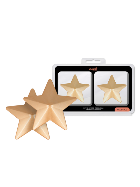 PEZONERAS ESTRELLAS DORADAS COQUETTE CHIC DESIRE DE LA MARCA COQUETTE ACCESSORIES